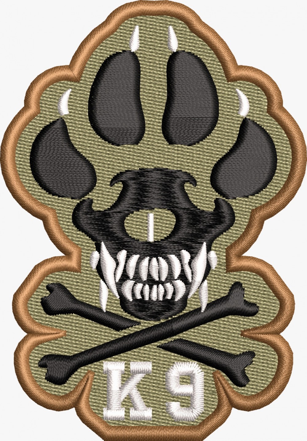Emblema K9 CAP DE MORT